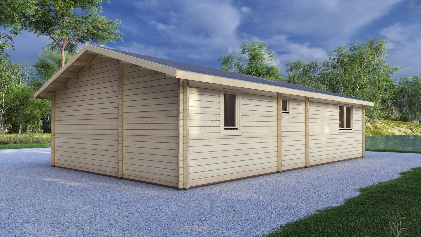 3 Bedroom Log Cabin 10x6m, 44mm – III Large scale image