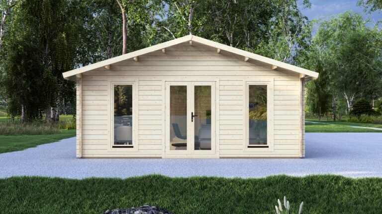 3 Bedroom Log Cabin 12.2x6m, 58mm – 4 carousel small image