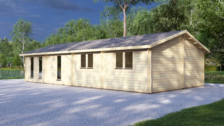 3 Bedroom Log Cabin 12.2x6m, 58mm – 6 carousel small image