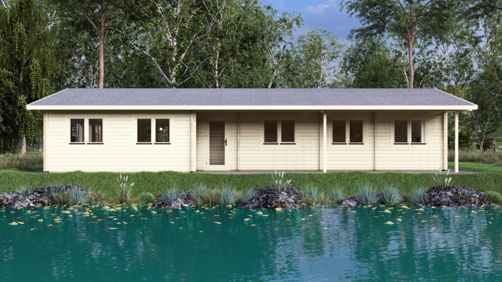4 Bedroom Log Cabin Ryan 14.58×9.2m, 58mm Main Image