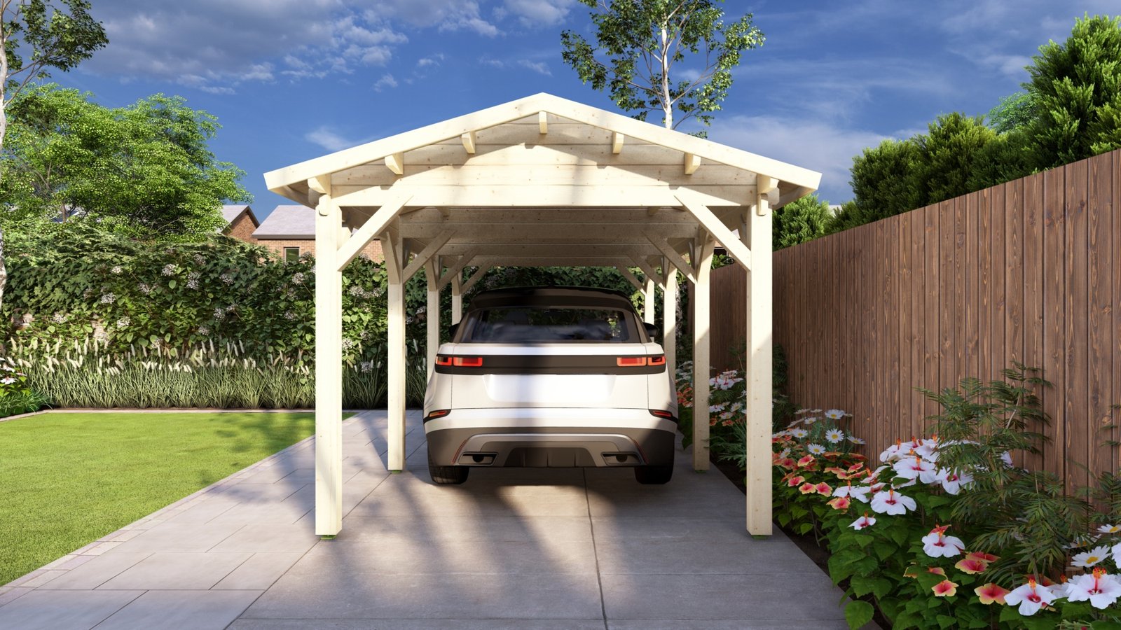 Carport 3x6m from view Large scale image