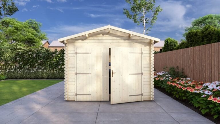 Eurodita Log Garage 3.2×5.2m, Apex, 28mm carousel small image