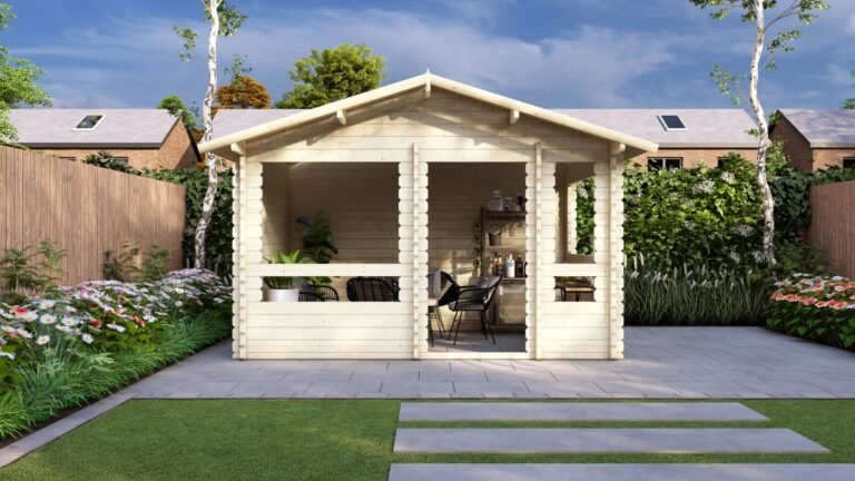 Garden Gazebo 4x3m, 44mm front carousel small image