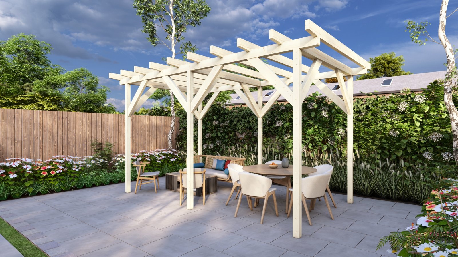 Garden Pergola 3x5m Eurodita Large scale image
