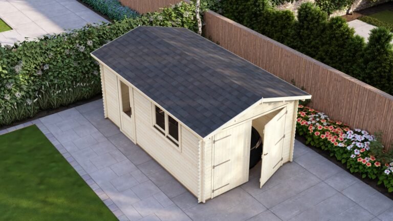 Log Garage 3.2×5.2m, Apex, 28mm carousel small image
