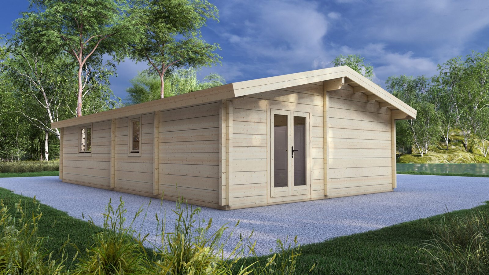 Mobile Log Cabin 2-Bedroom – Emma – III Large scale image