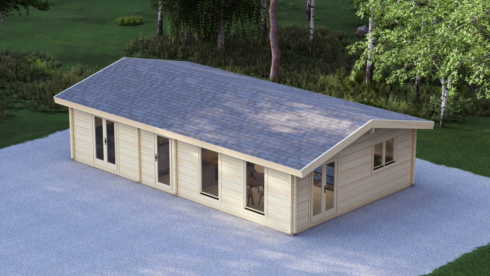 Mobile Log Cabin 2-Bedroom – Emma – VIII Large scale image