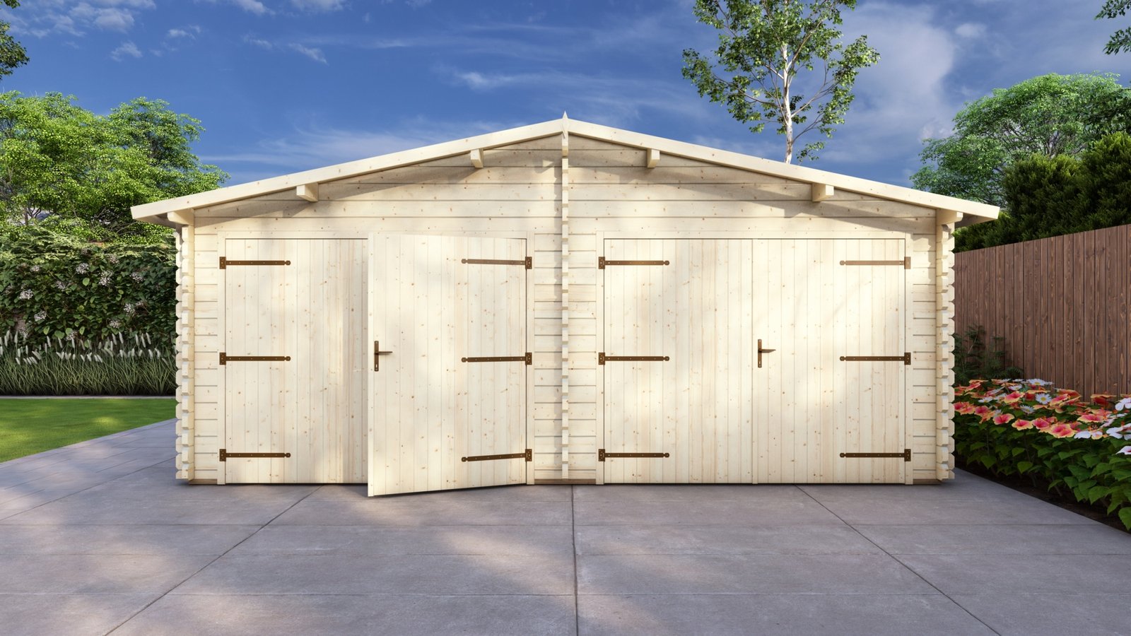Modern Wooden Buildings Large scale image