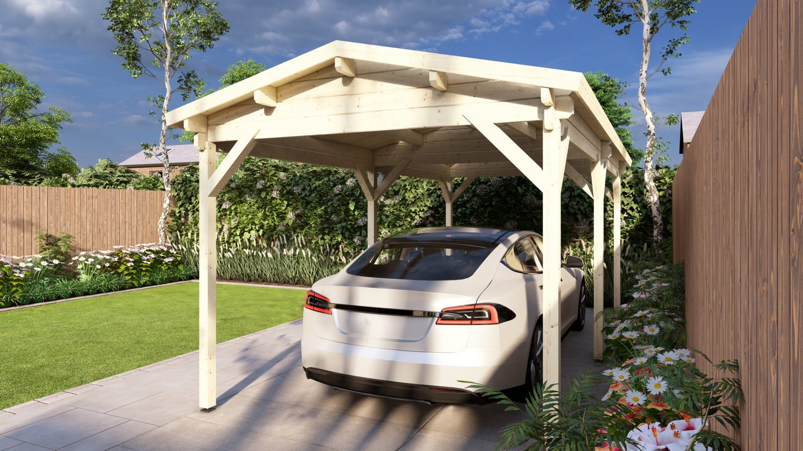 Carport 2.75×5.65m, Eco Large scale image