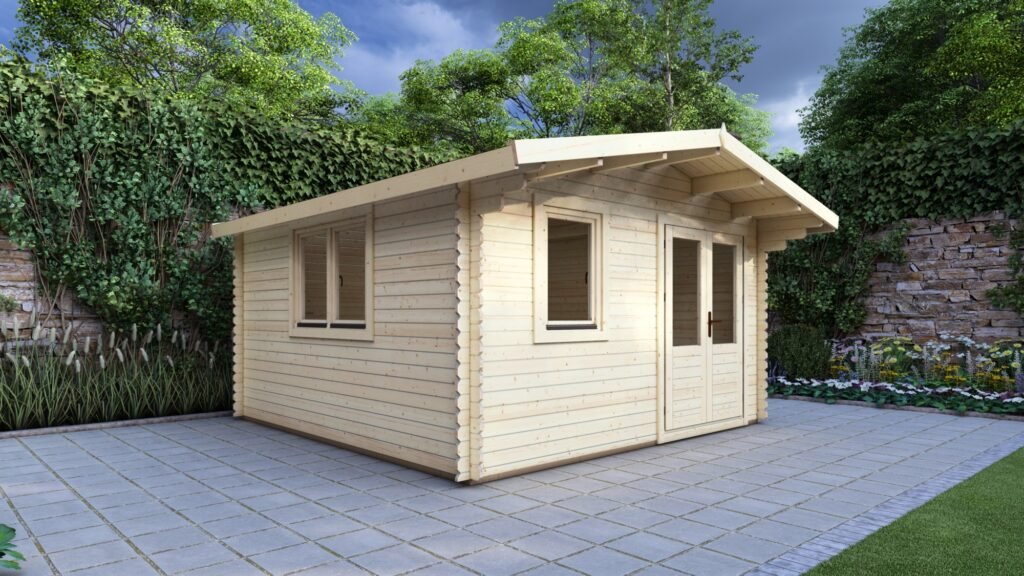 Log Cabin Ringwood 4x4m, 28mm Main Image