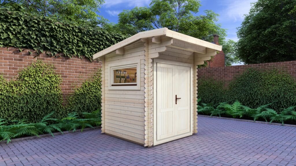 Workshop Log Cabin 2x2m, 28mm Apex roof Main Image