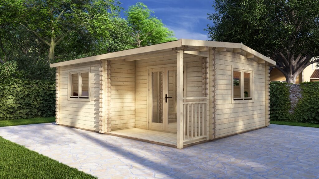 Eurodita Twin skin one bed log cabin 6x5m Main Image