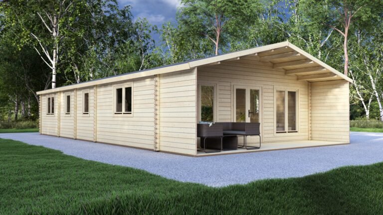 Eurodita Twin Skin three bed log cabin 12x7m – I carousel small image