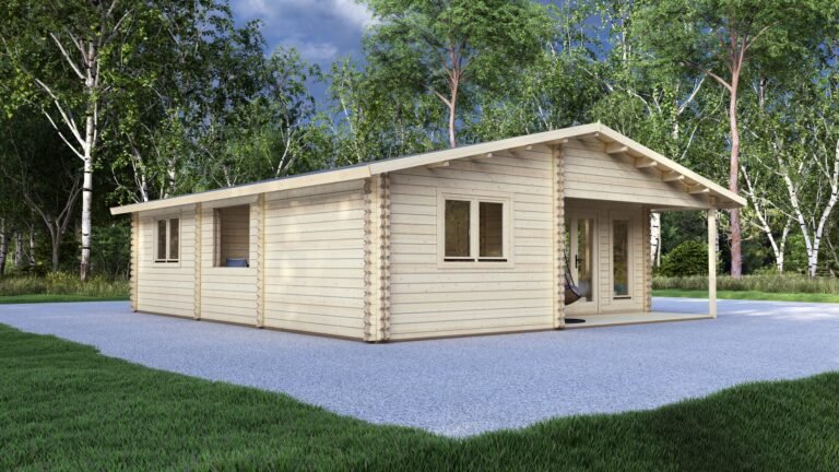Eurodita Twin Skin three bed log cabin 9x8m – I carousel small image