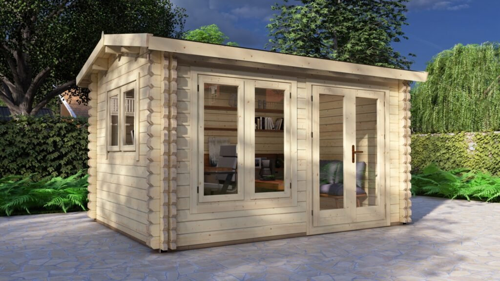 Apex Twin Skin Log Cabin 4x3m Main Image