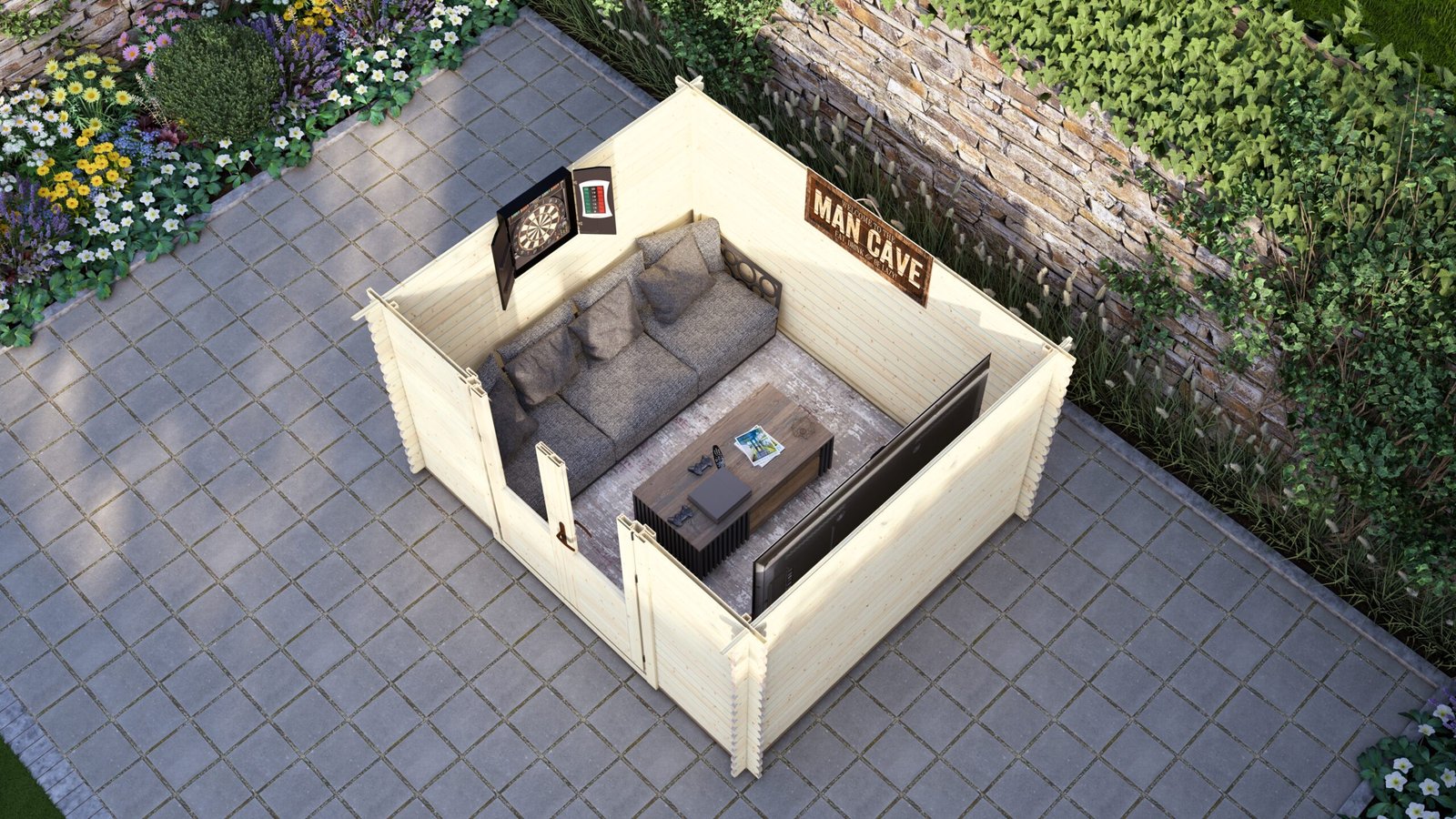 Log Cabin Grendale 3.2×2.6m, 28mm – 7 Large scale image